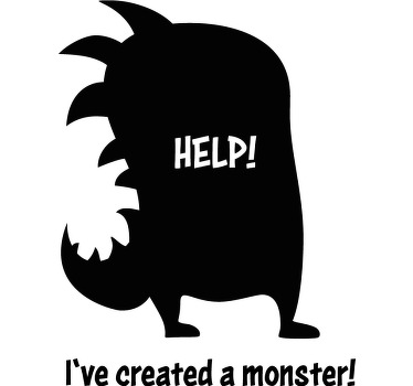 Koszulka dla taty i syna Familia de monstruos - TenStickers