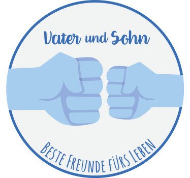 Vater Sohn T Shirt Mejores amigos de por vida - TenStickers