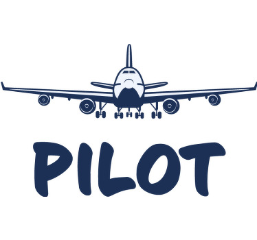 Vater Sohn T Shirt Camiseta con piloto y copiloto - TenStickers