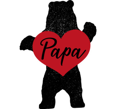 Papa Bear & Mama Bear Couple t shirts - TenStickers