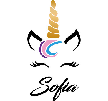 customized unicorn Kids t-shirt - TenStickers