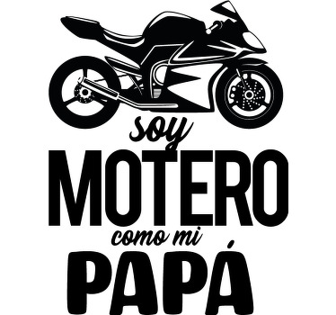 Camiseta padre e hijo moteros - TenVinilo