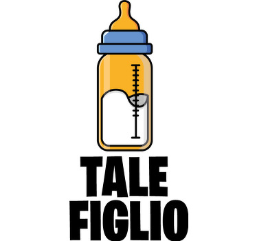 T-shirt padre e figlio tale padre tale figlio - TenStickers