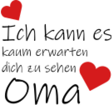 T-Shirt Baby Ich kann es kaum erwarten dich zu treffen oma - TenStickers