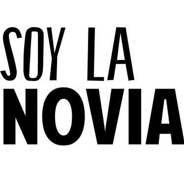 Camisetas parejas Soy la novia - TenVinilo