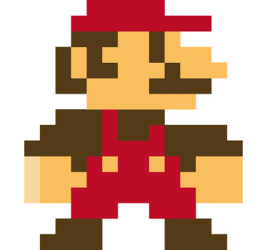 8 Bits mario Kids t-shirt - TenStickers