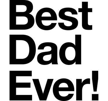 Vaderdag t-shirt Mejor papa del mundo - TenStickers