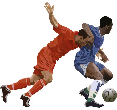 Futbol dalışı özel tişört - TenStickers