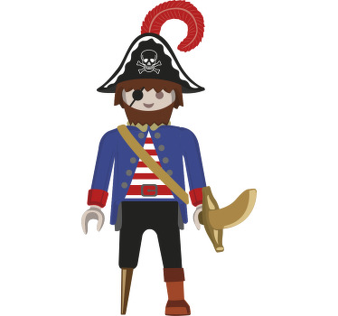 Camiseta infantil Camiseta pirata de dibujos animados - TenVinilo