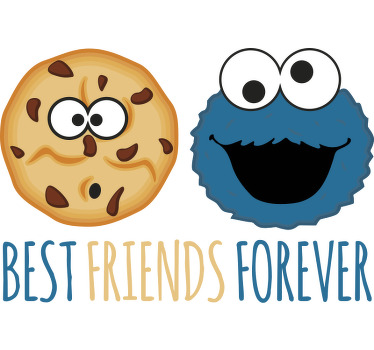 Camiseta amigos de las galletas y los monstruos - TenVinilo