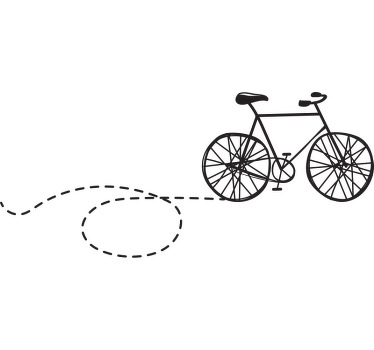 Cykelsti tilpasset t-shirt - TenStickers