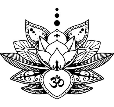 Lootuksen koristeellinen t-paita - Tenstickers