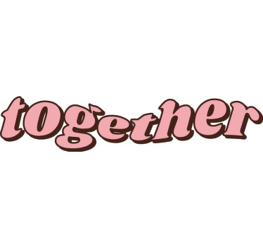 80s Together  matching shirts for couples - TenStickers