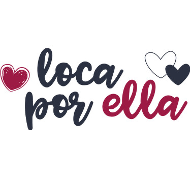 Camisetas parejas Loca por ella - TenVinilo