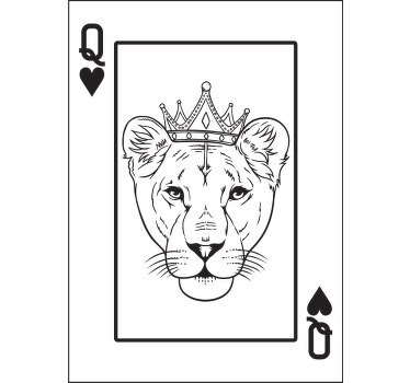Partner Pullover Löwen King and Queen - TenStickers