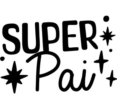 T-shirt pais e filhos super pai - TenStickers