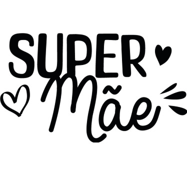 T-shirt  mães e filhos super mãe - TenStickers