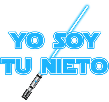 Camisetas yo soy tu abuelo y yo soy tu nieto - TenVinilo