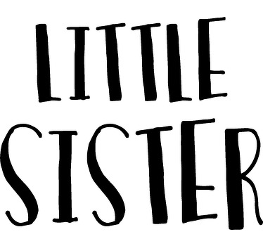 big and little sister t shirt for boy - TenStickers