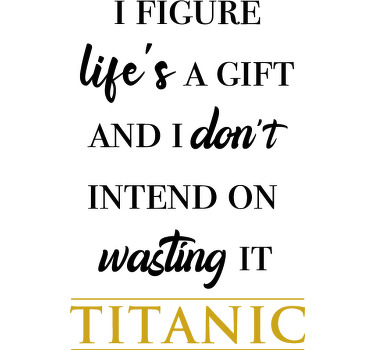 Tričko s motivačním motivem citátu na míru - TenStickers