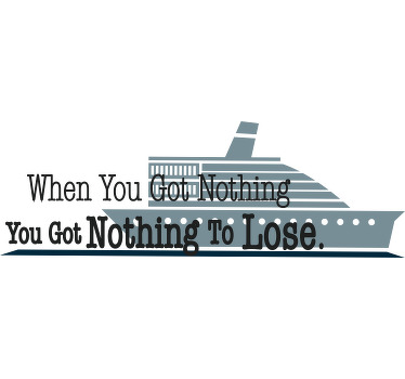 Titanic film motivational Quote custom t-shirt - TenStickers