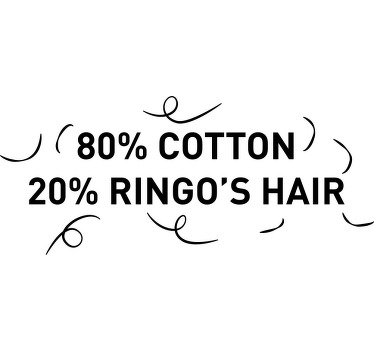 80% cotton 20% pet hair T-shirts with name - TenStickers