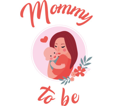 Roztomilá maminka jako dětské tričko - TenStickers