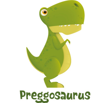 Vtipné dětské triko s vtipem o dinosaurích vtipech - TenStickers