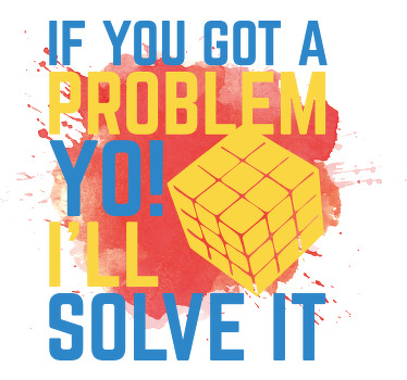 Problem solving text t-shirt - TenStickers