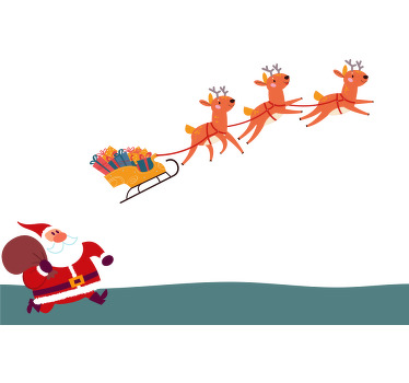 Nissen slede moro t-skjorte jul - Tenstickers