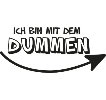 Pärchen T Shirts ihr idiot und sein dummes ding - TenStickers