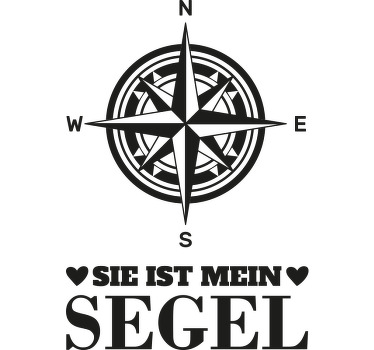 Pärchen T Shirts er ist mein anker, sie ist mein sagte - TenStickers