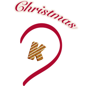 Jule-hettegensere personlig med navnebokstaver par t-skjorte - Tenstickers