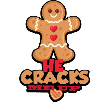 Søt og knekker meg par t-skjorte - Tenstickers