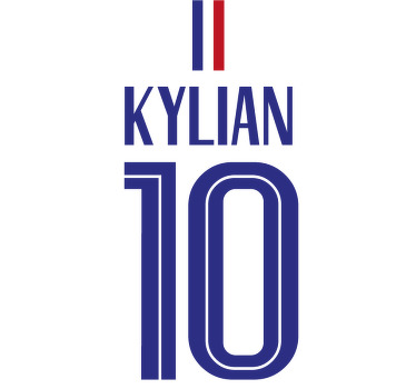 Lacivert futbol kulübü desenli tişörtler - TenStickers