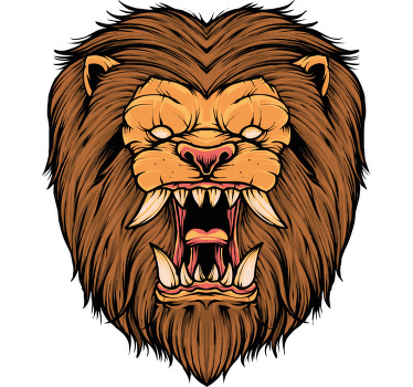 T-shirts t-shirt lion féroce - TenStickers