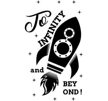 Camiseta infantil Hasta el infinito y más allá - TenVinilo