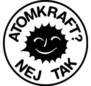 Nej tak til atomkraft custom t-shirt - TenStickers