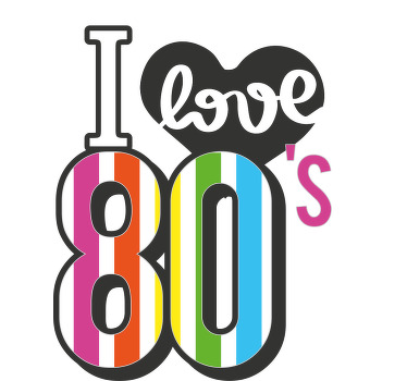 I love the 80s custom t-shirt - TenStickers