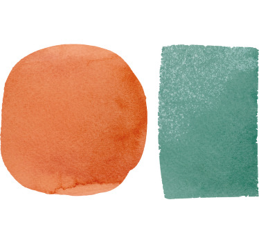 Camiseta impresión de rectángulo circular colorido - TenVinilo