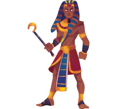 Pharao ramses ii anime versiyonu özel tişört - TenStickers