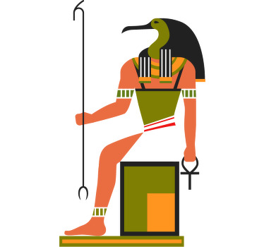 Mısır tanrısı ay özel tişört - TenStickers