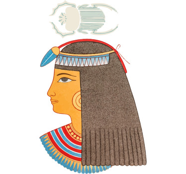 Mısır tanrıçası neith özel tişört - TenStickers