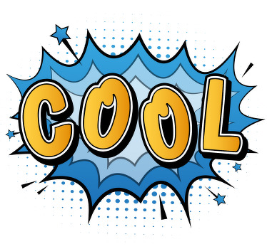 "havalı" komik konuşma karikatür özel tişört - TenStickers