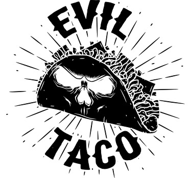 "onde taco" tilpasset t-shirt - TenStickers