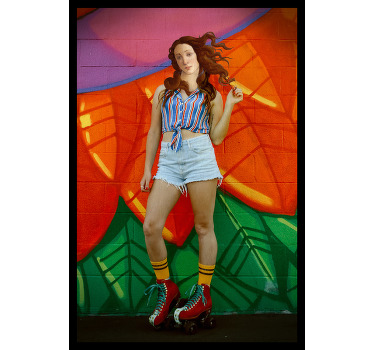 Line roller venus vlastní tričko - TenStickers