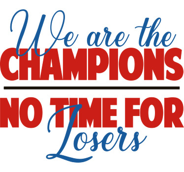 Camiseta declaración de actitud de campeón - TenVinilo