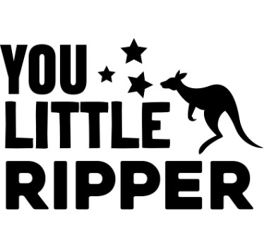 You little ripper! Aussie sayings t-shirt - TenStickers