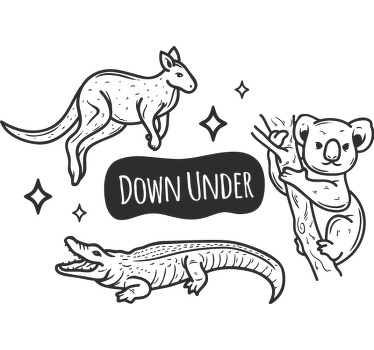 Down Under Aussie slang phrases custom t-shirt - TenStickers