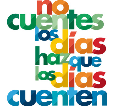 Haz que los días cuenten camiseta personalizada - TenVinilo